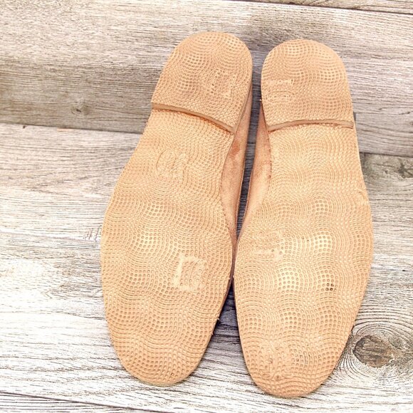 $695 Neiman Marcus GRAVATI Loafer 9.5 M Tan Suede 18133 * add $15 new Trees main image 6